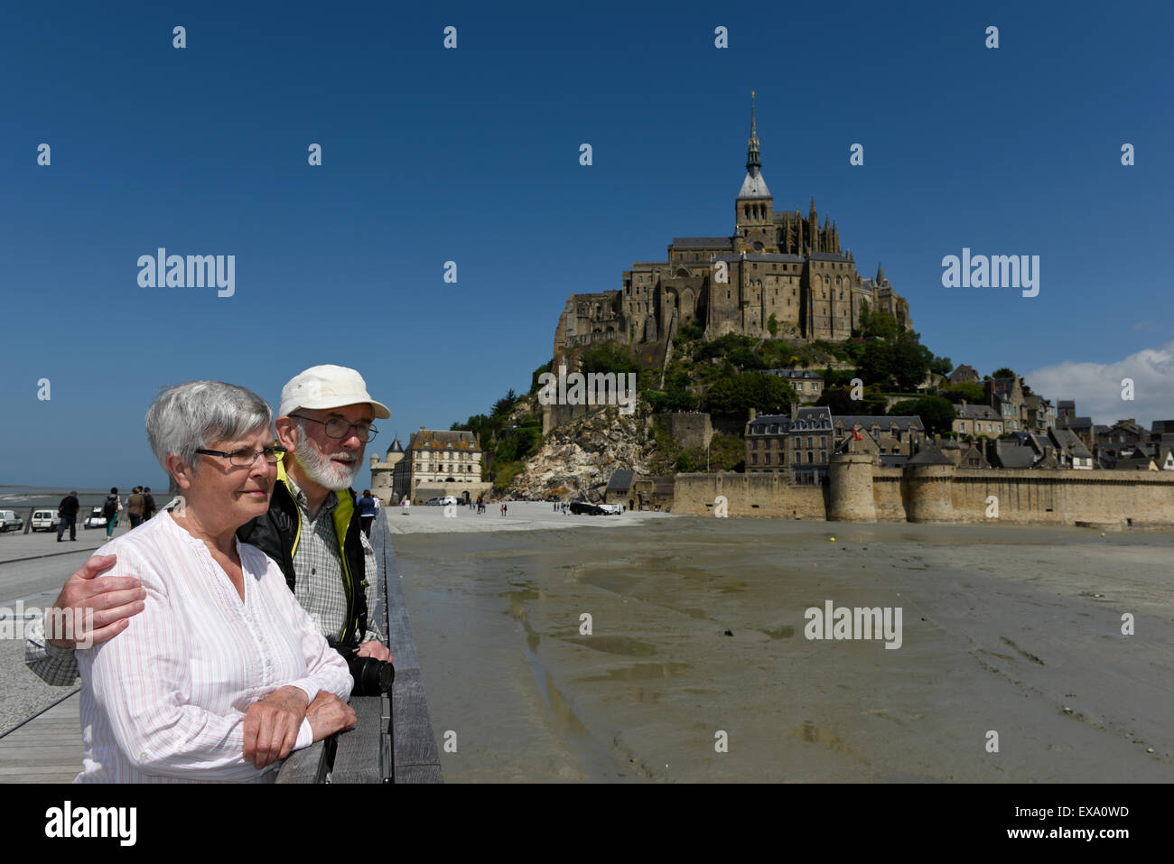 Mont St Michel, Normandy, France Stock Photo