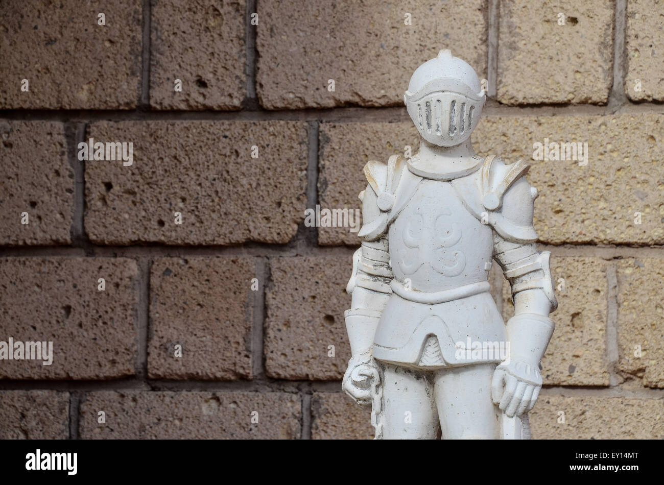 Statue of a Medieval Knight Stock Photo