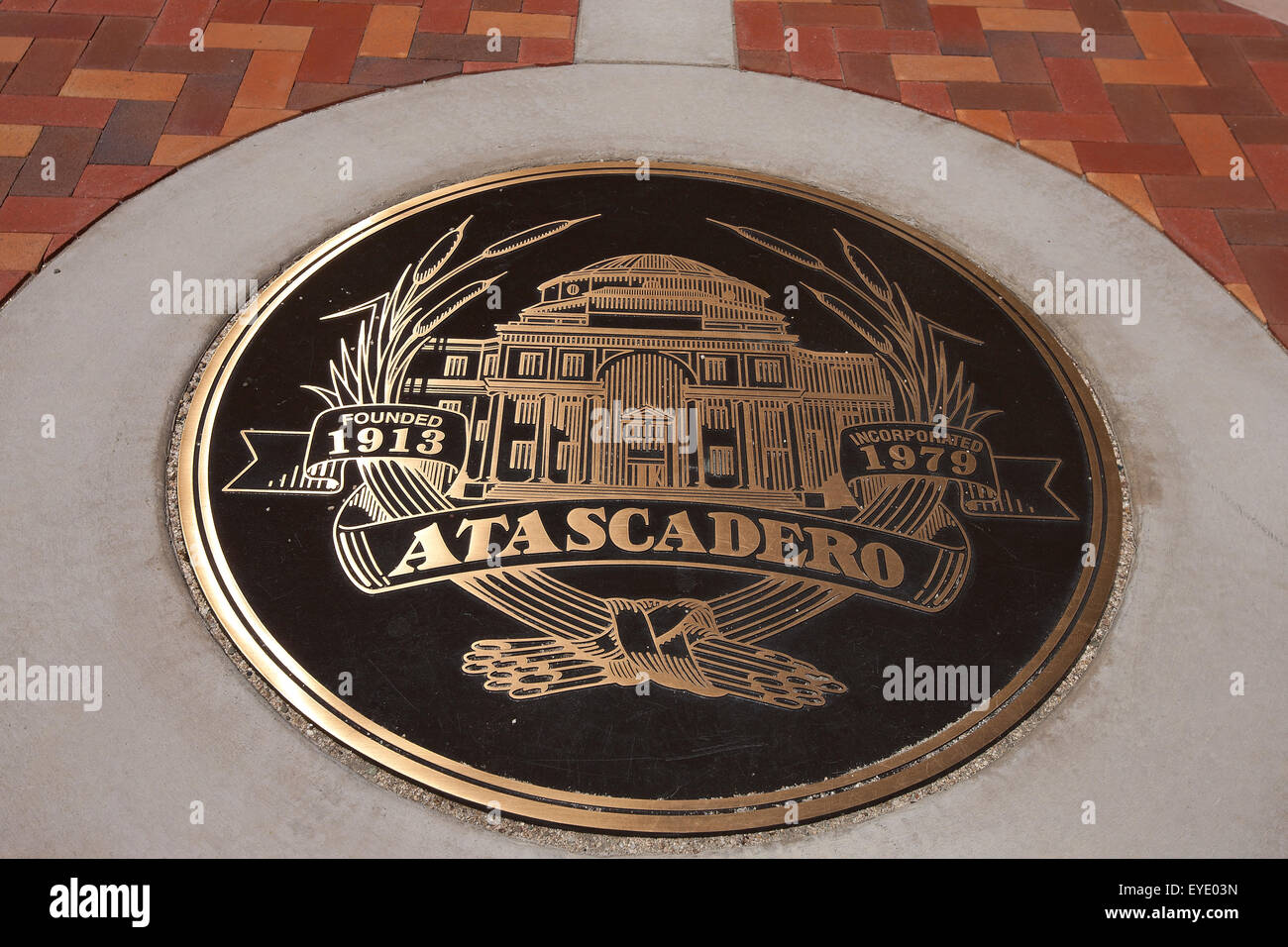 City Hall, Atascadero, California, United States of America Stock Photo