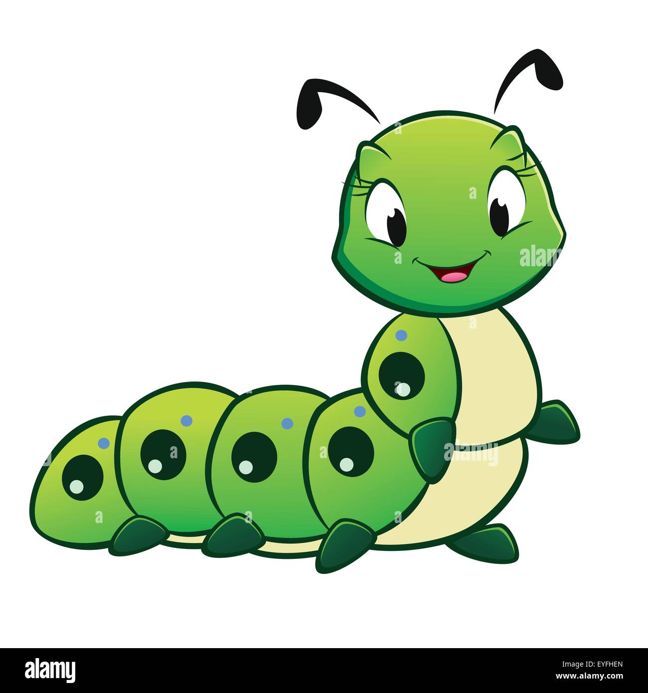 Cartoon Caterpillar Stock Vector