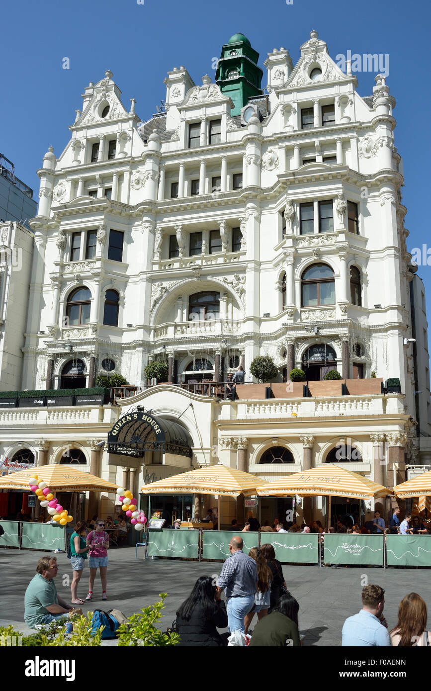 Queen's House, Leicester Square, West End, City of Westminster, London, England, United Kingdom Stock Photo