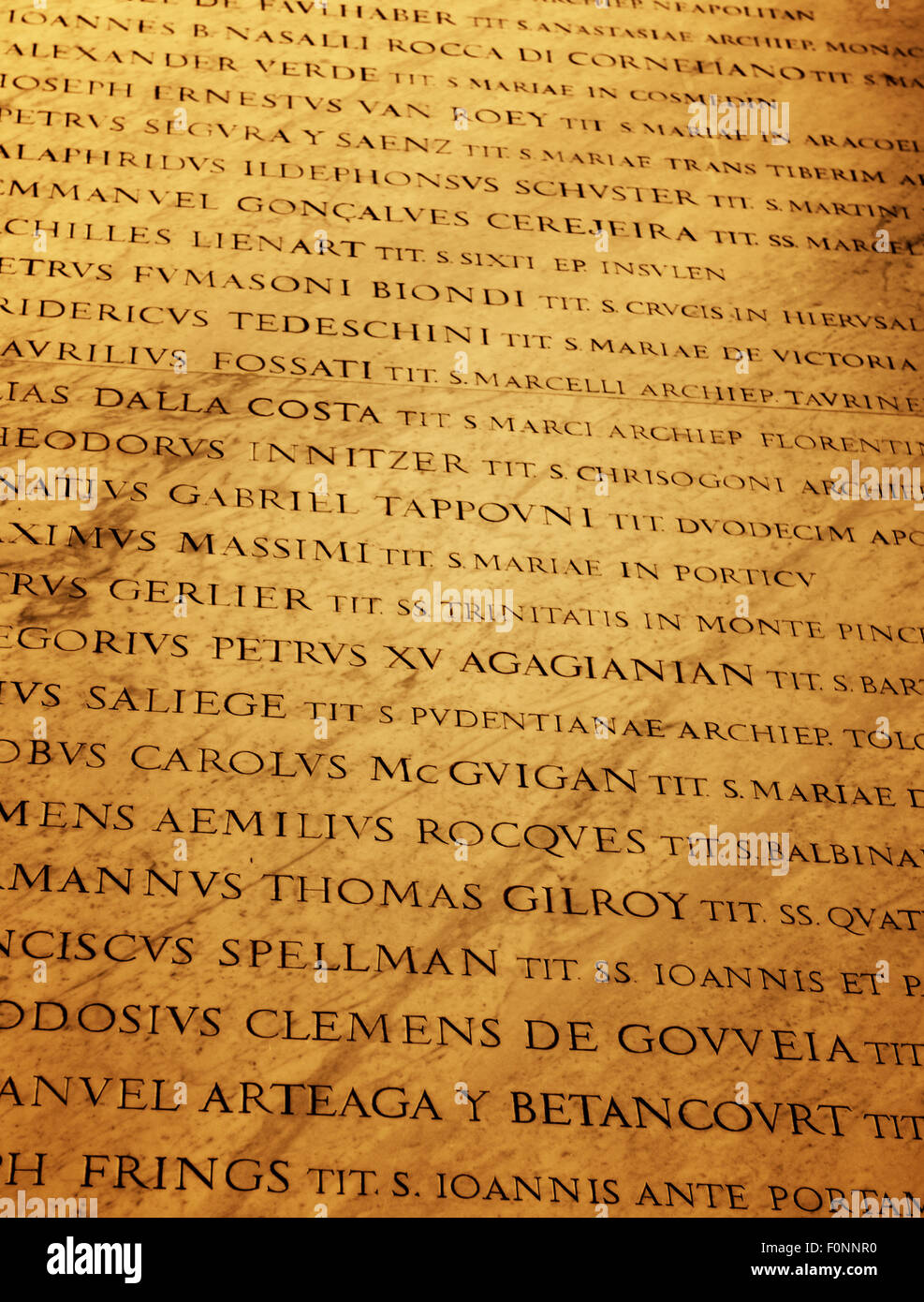 Roman letters texture Stock Photo