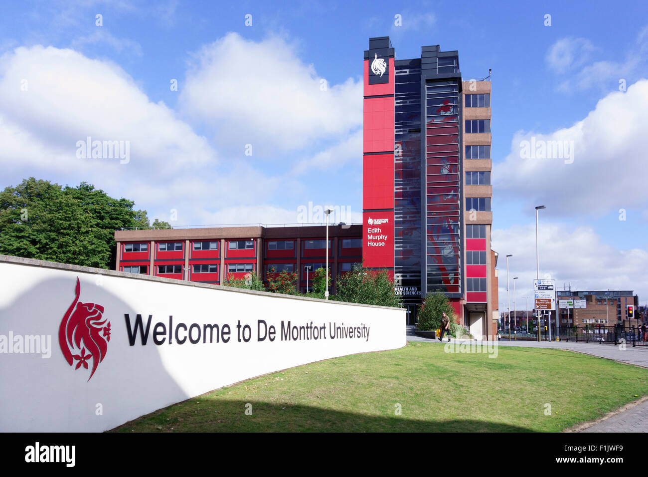 Edith Murphy House, De Montfort University, Leicester, England, UK Stock Photo