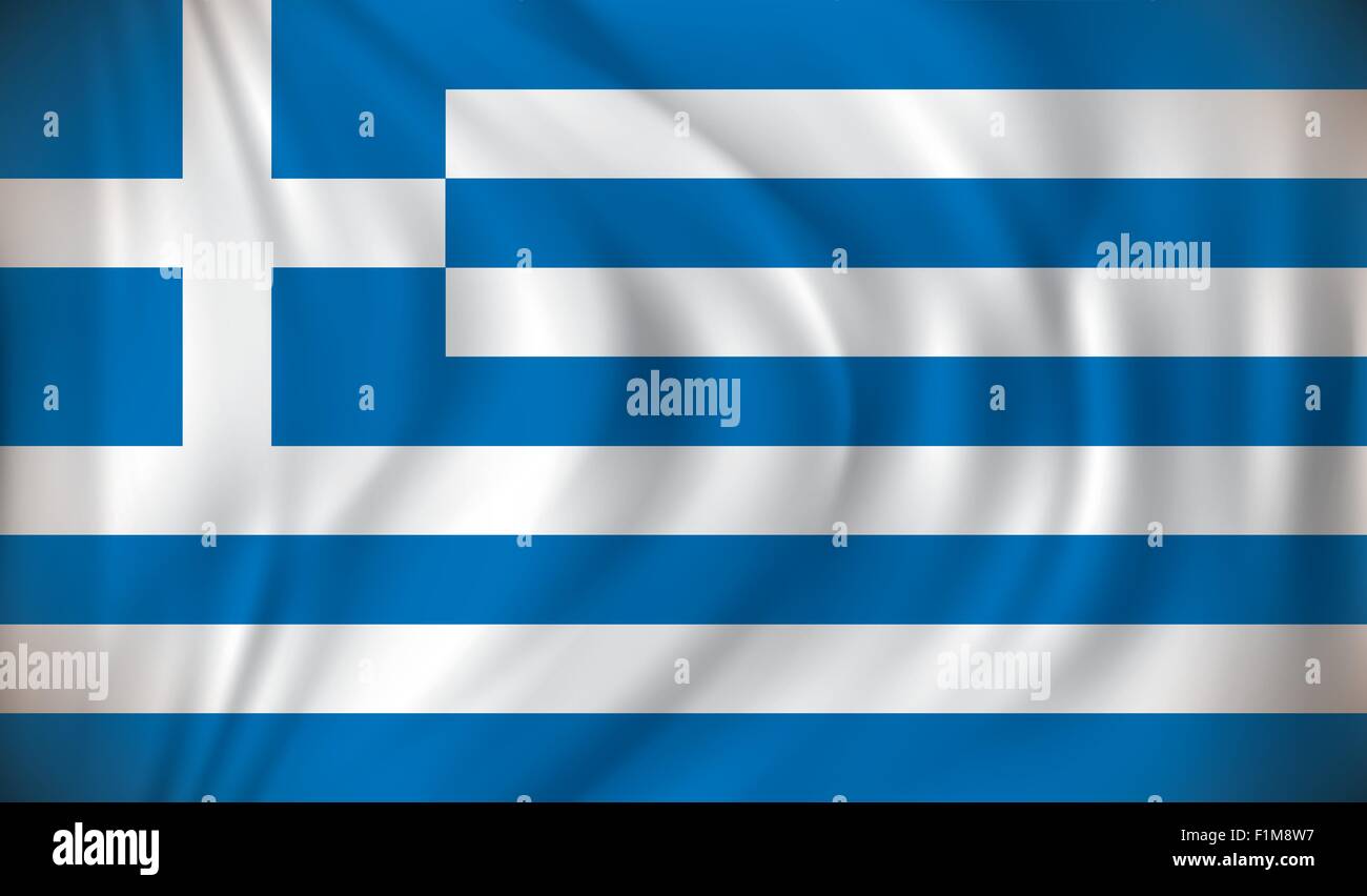 Flag of Greece - vector illustration Stock Vector Image & Art - Alamy