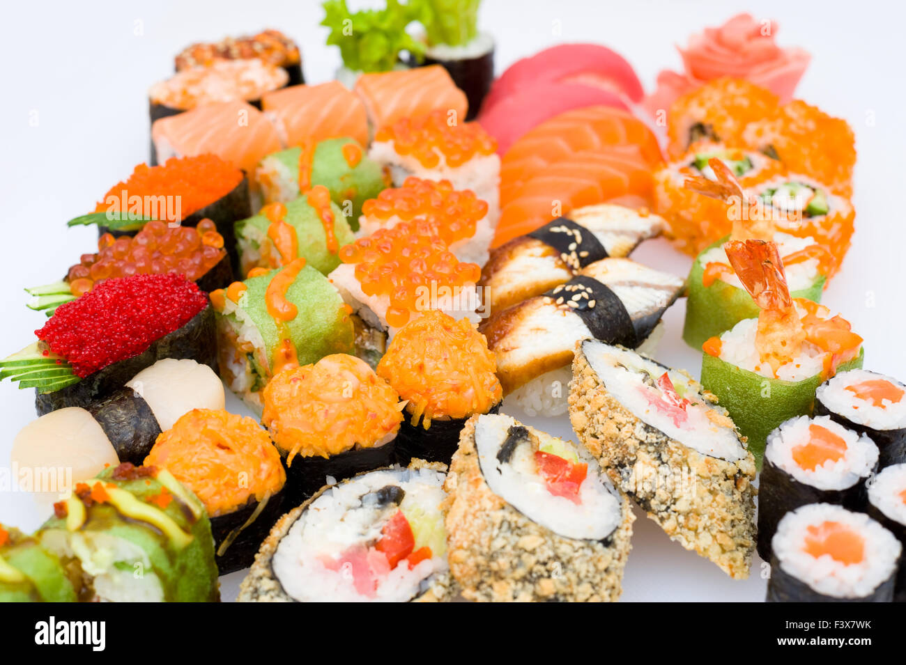 sushi and sashimi set Stock Photo