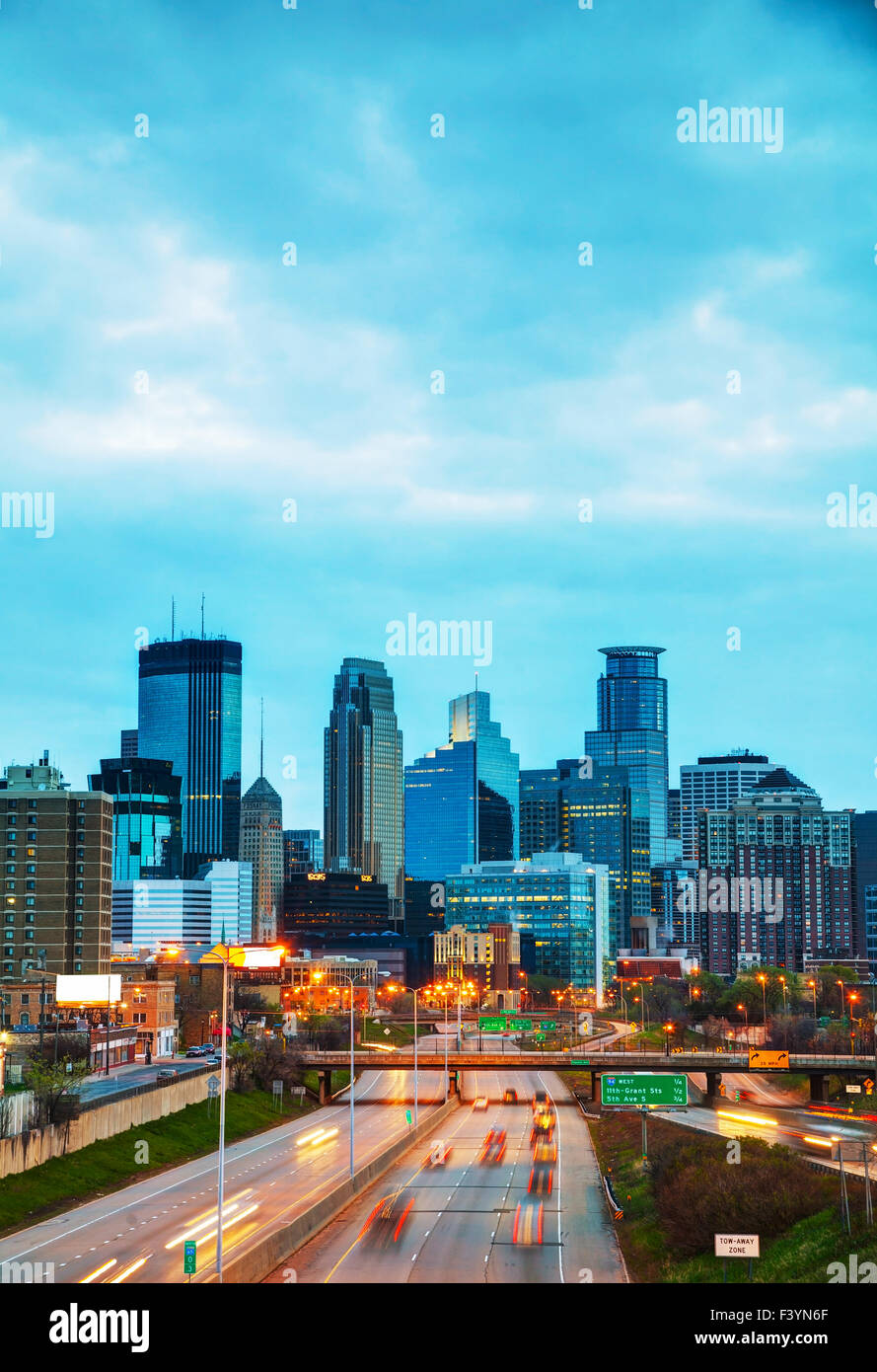 Downtown Minneapolis, Minnesota Stock Photo