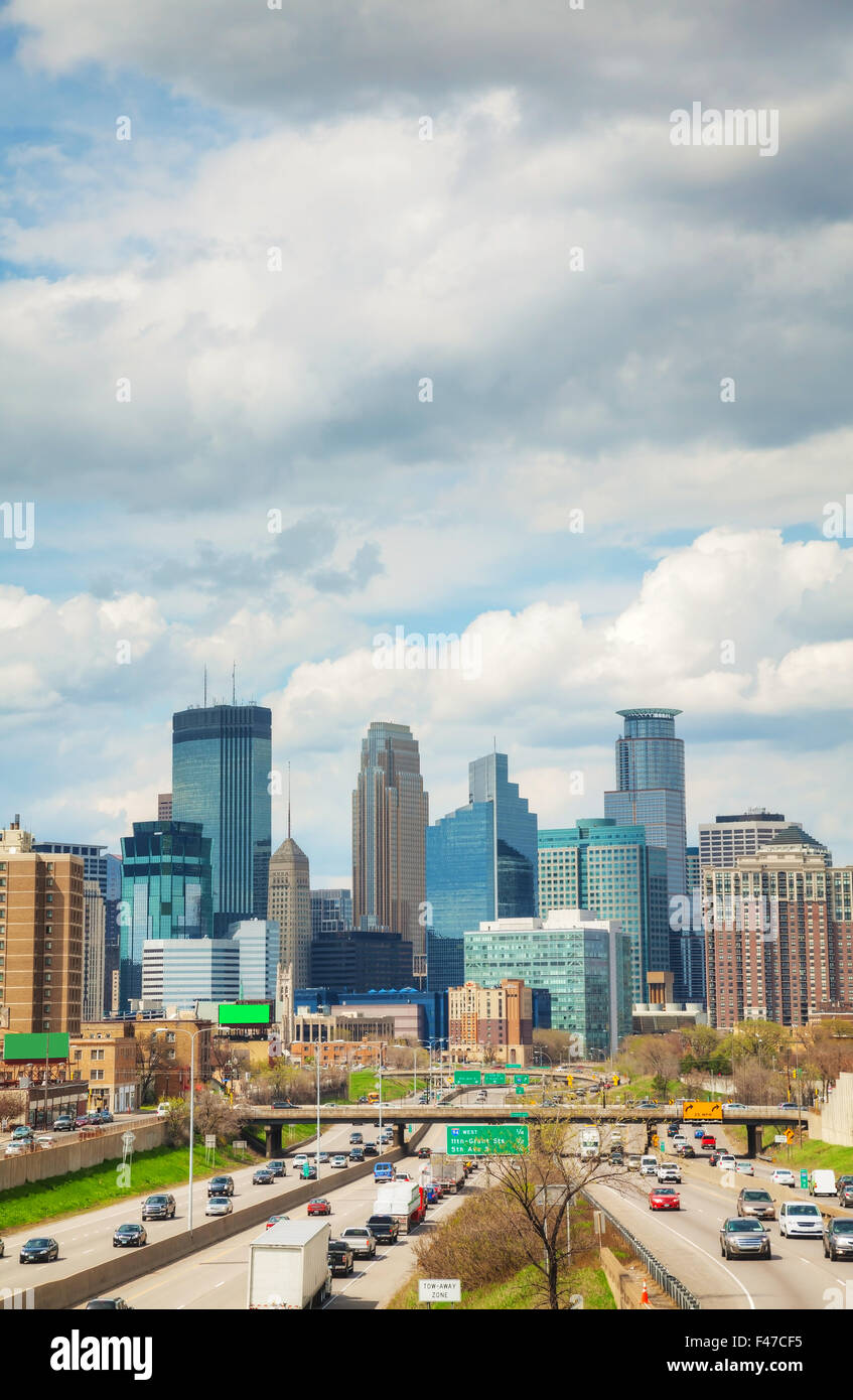 Downtown Minneapolis, Minnesota Stock Photo