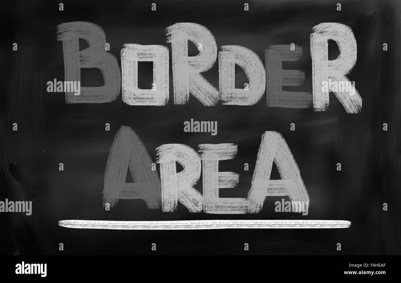 Border Area Concept Stock Photo