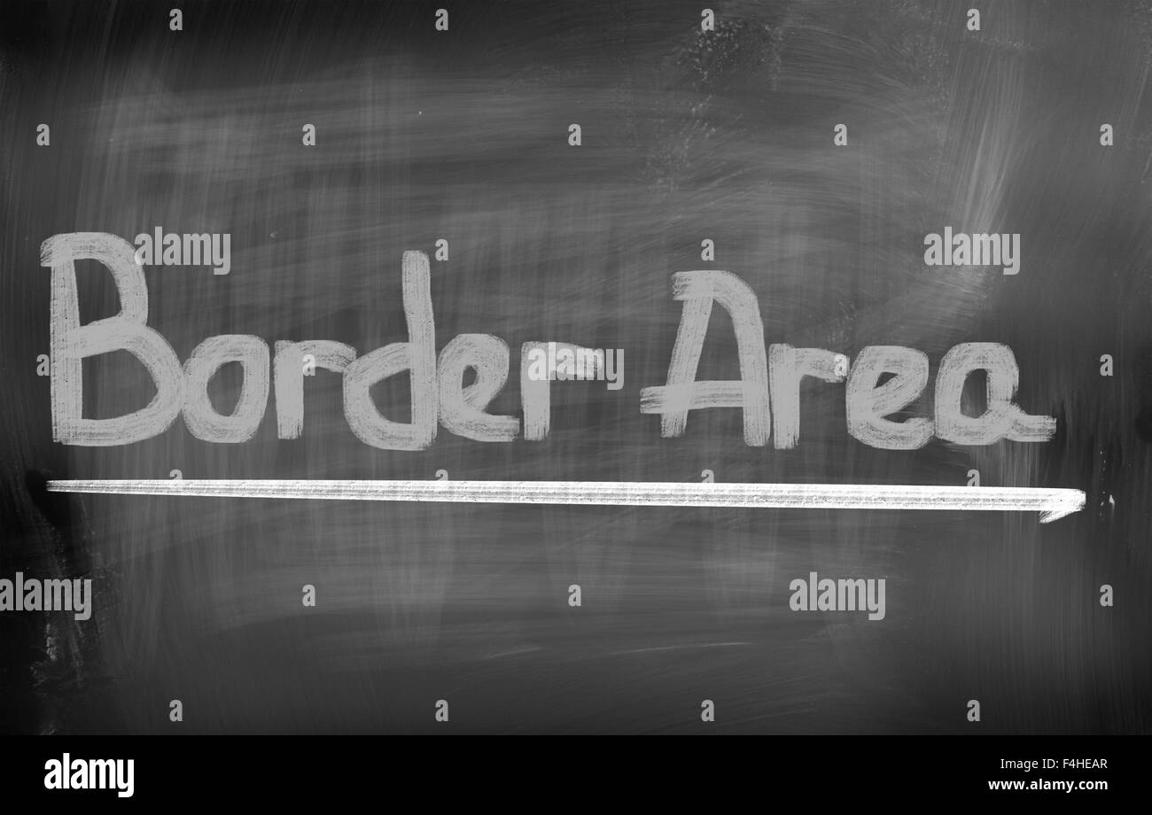 Border Area Concept Stock Photo