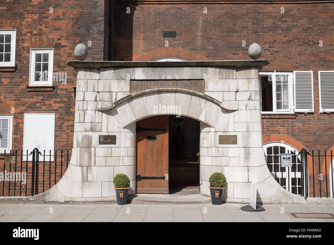 Mary Ward House Tavistock Place London Stock Photo