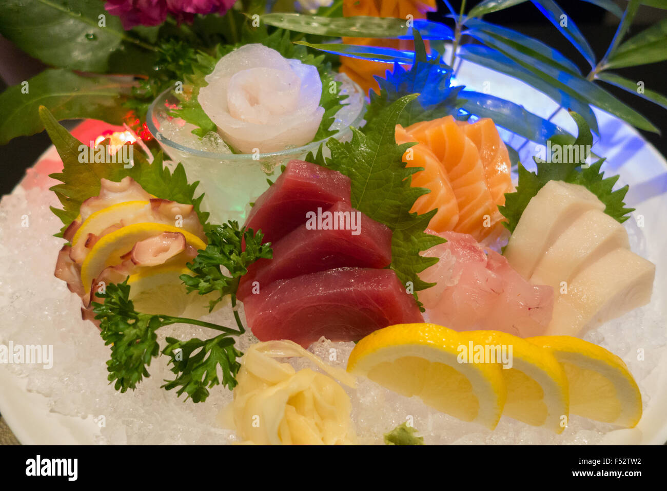 Sashimi bowl Stock Photo