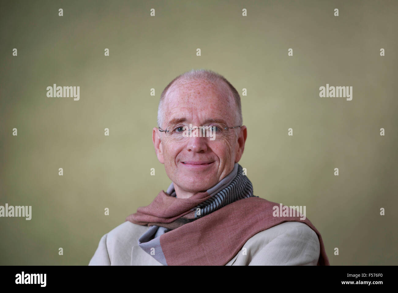 Rory MacLean. Edinburgh International Book Festival 2014 photos taken in Charlotte Square Gardens. Edinburgh. Pako Mera 25/08/20 Stock Photo