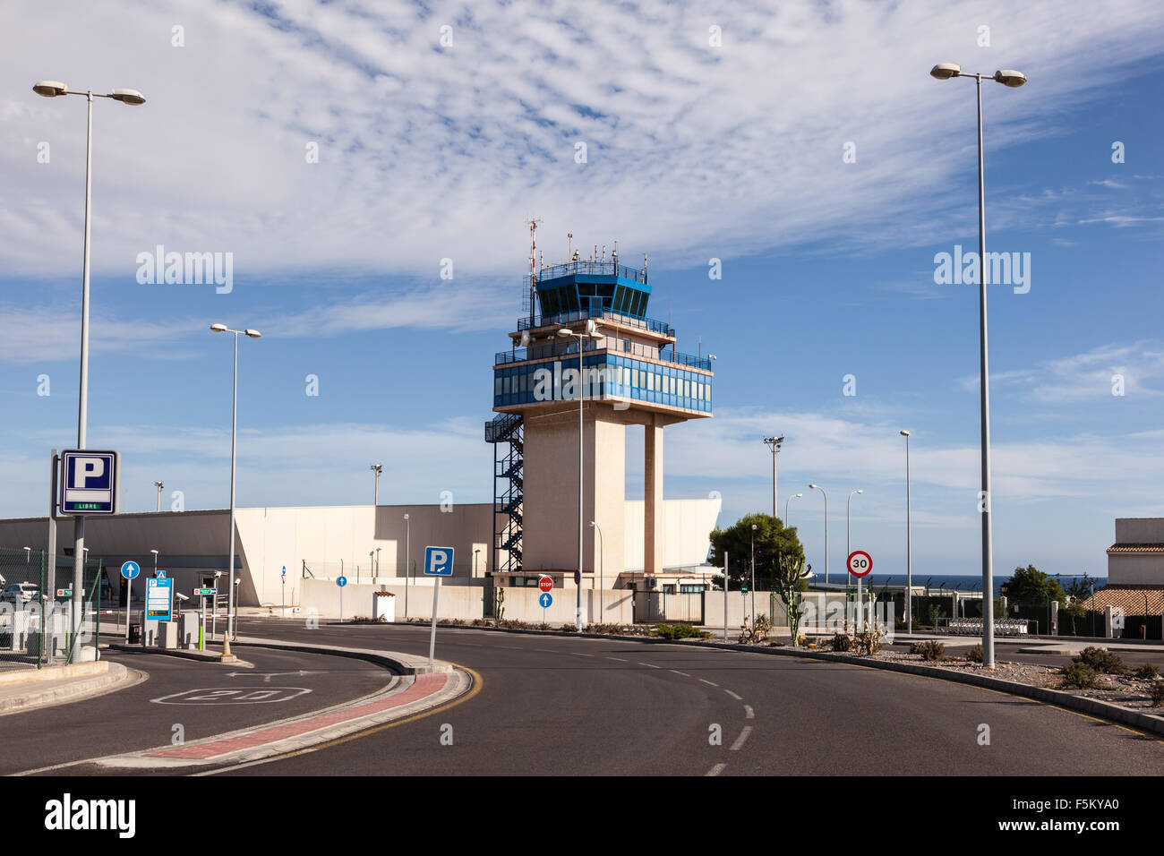 International Airport of Almeria (Aeropuerto de Almeria) in Almeria, Andalusia, Spain Stock Photo