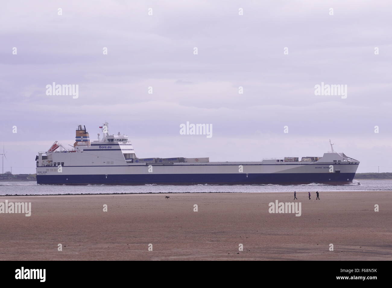 Tees Mouth Cleveland Stock Photo