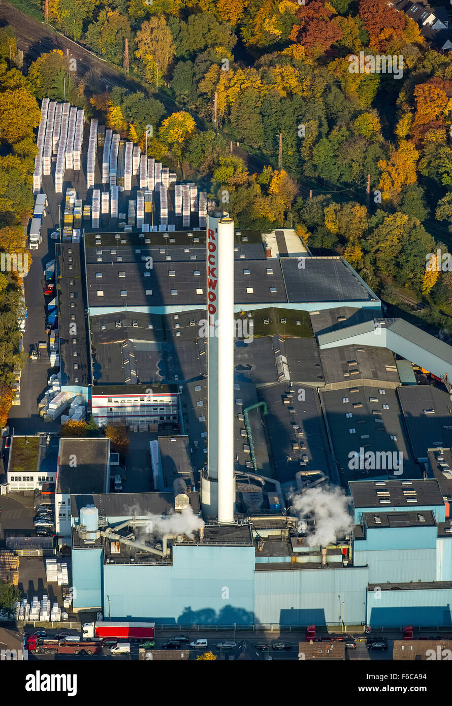 Rockwool factory Gladbeck, rock wool, building materials, insulation ...