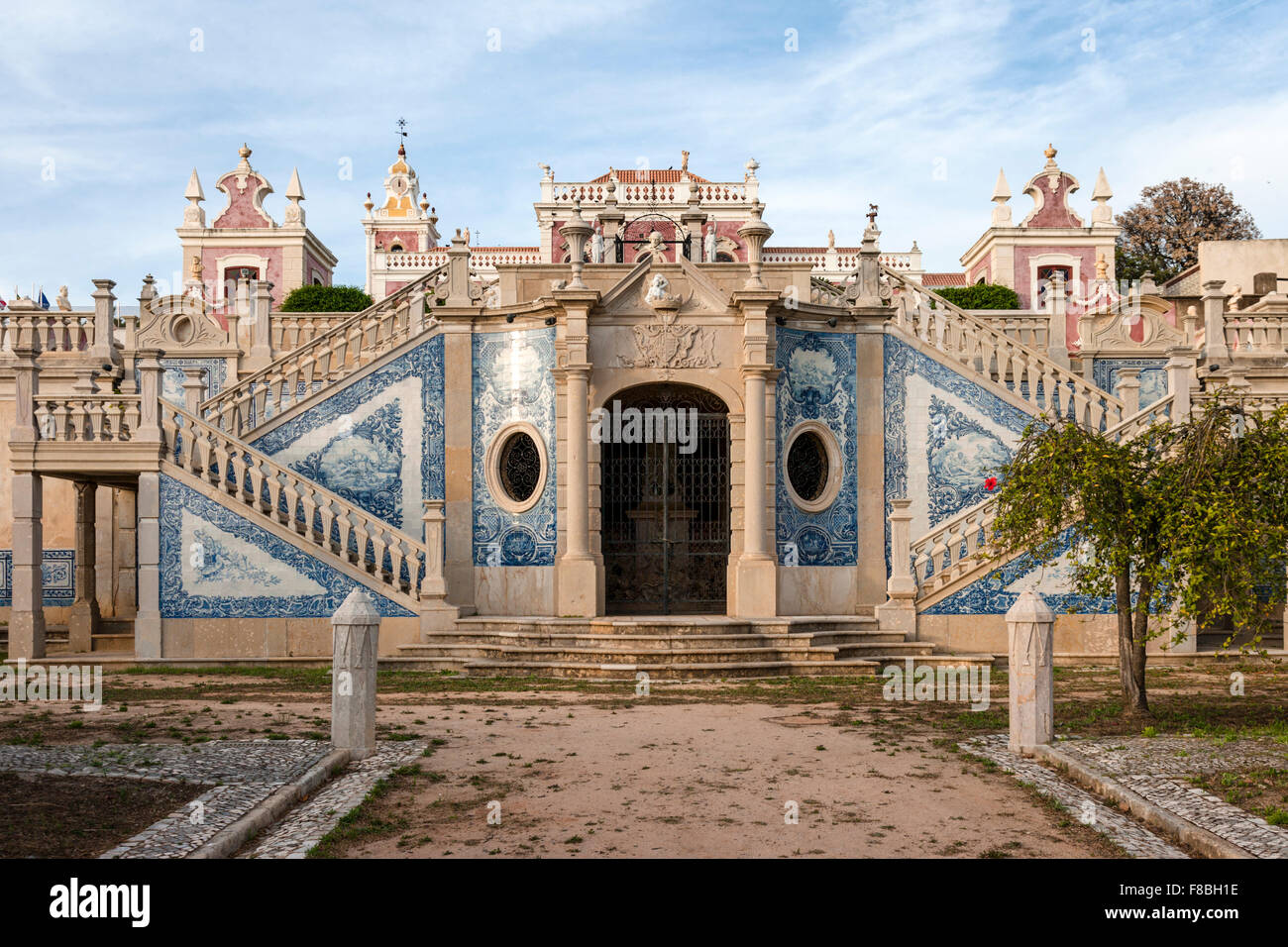 Palacio de Estoi (The Palace of Estoi), near Faro Portugal Stock Photo