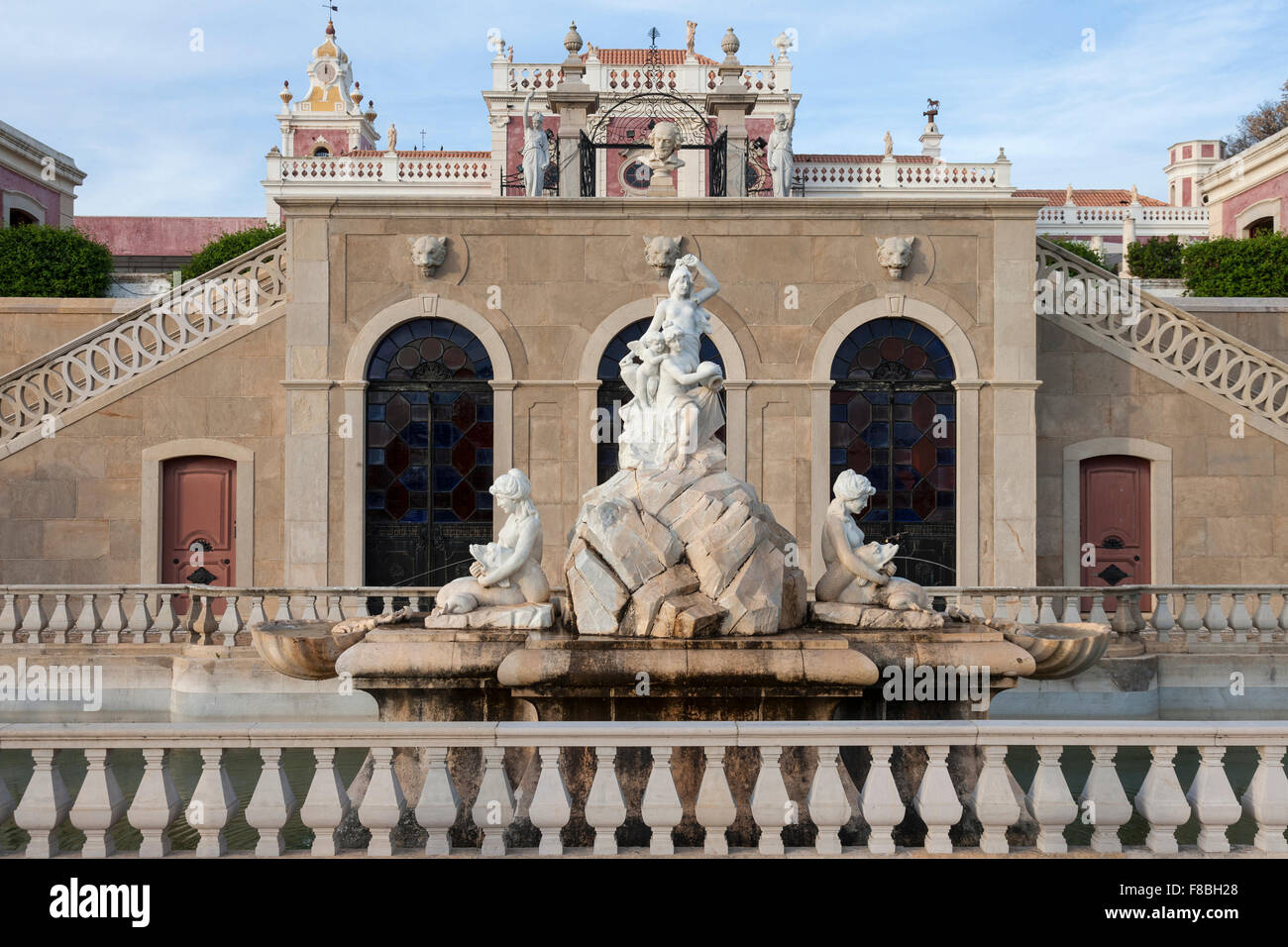 Palacio de Estoi (The Palace of Estoi), near Faro Portugal Stock Photo