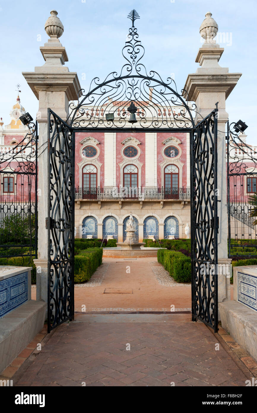 Palacio de Estoi (The Palace of Estoi), near Faro Portugal Stock Photo