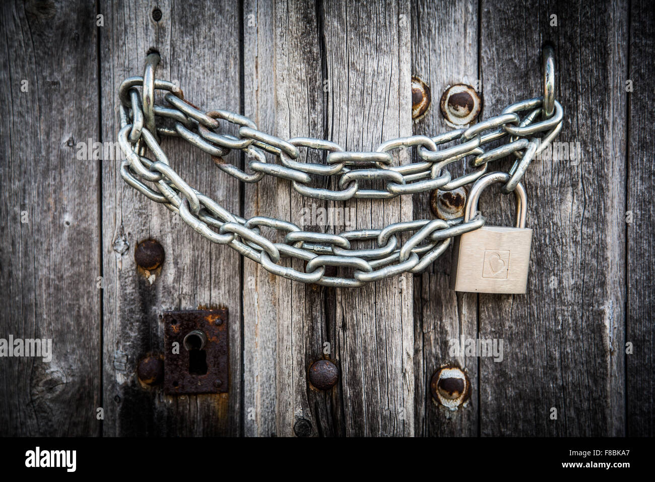 Padlock. Stock Photo