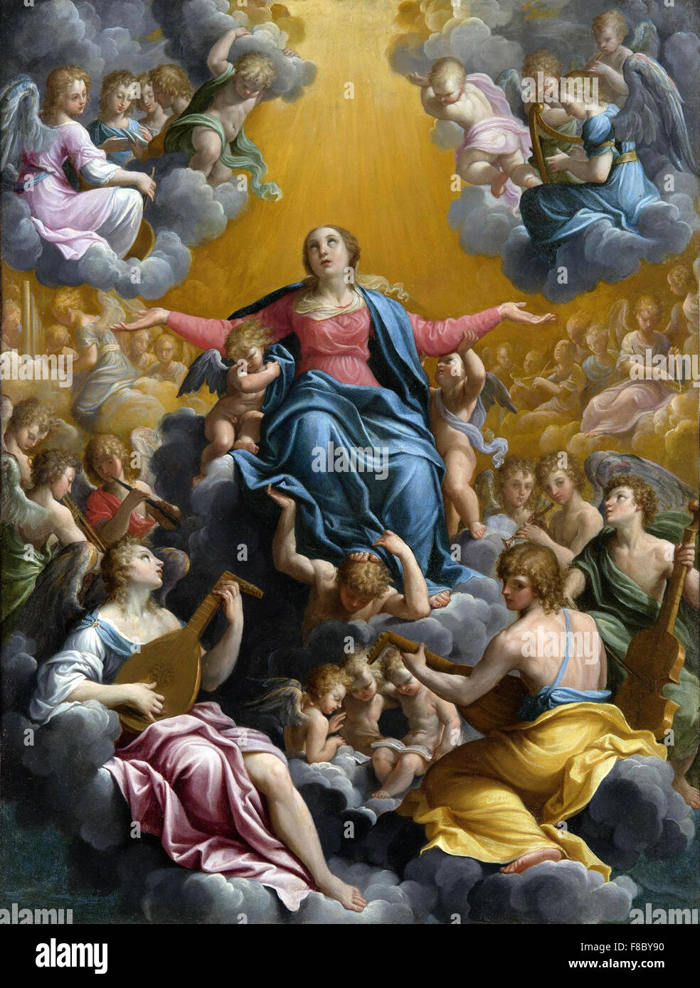 Guido Reni - The Ascension of the Virgin Stock Photo