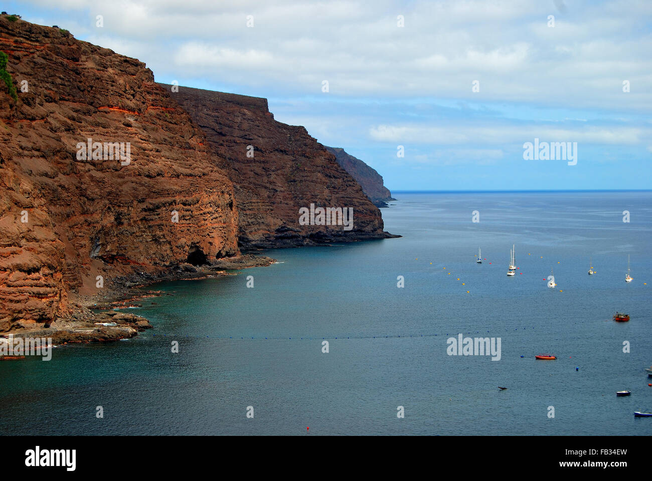 North Coast of St Helena Island in the south atlantic ocean Stock Photo