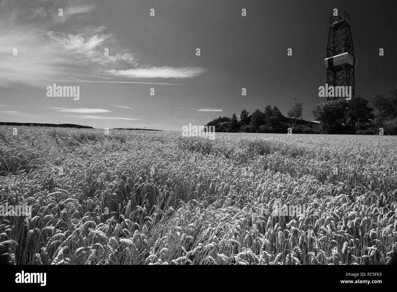 drilling derrick Stock Photo