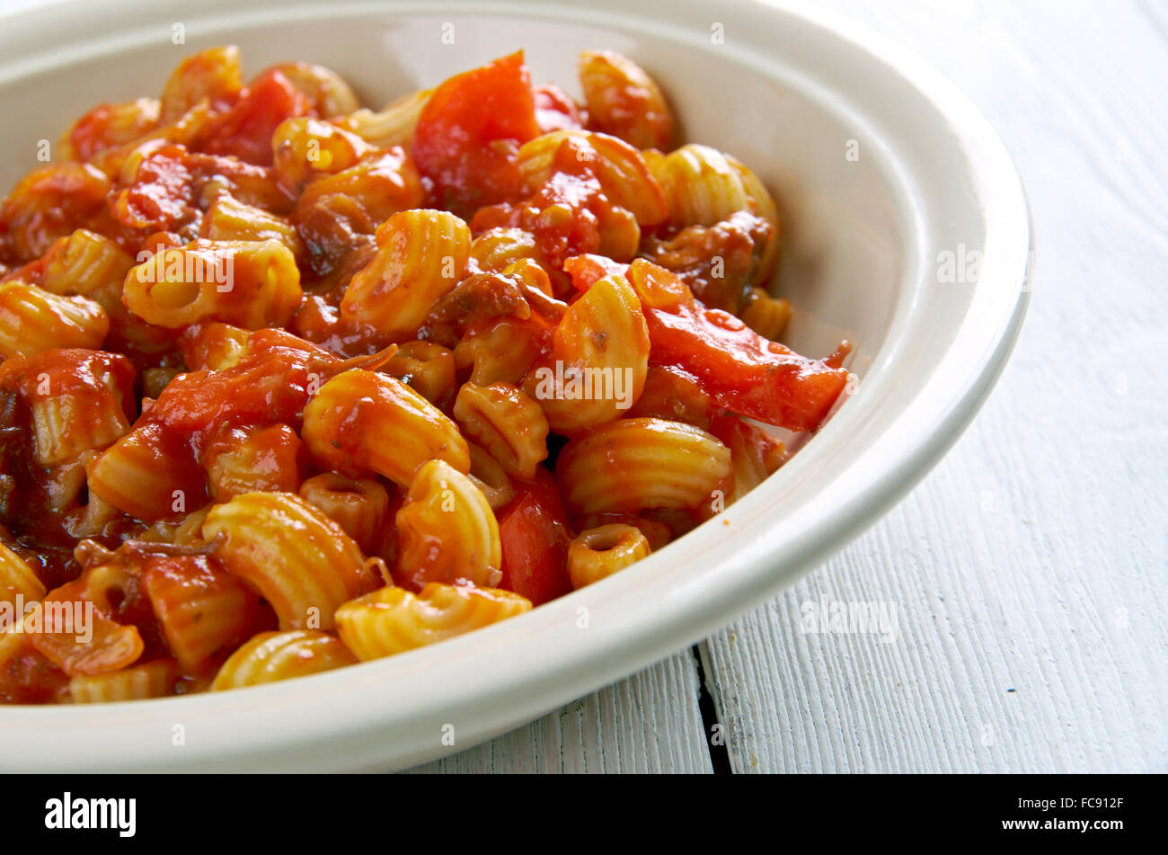 American chop suey Stock Photo