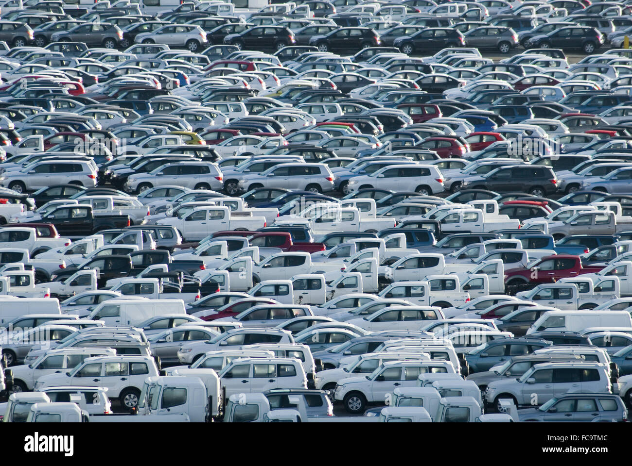 carpark Stock Photo