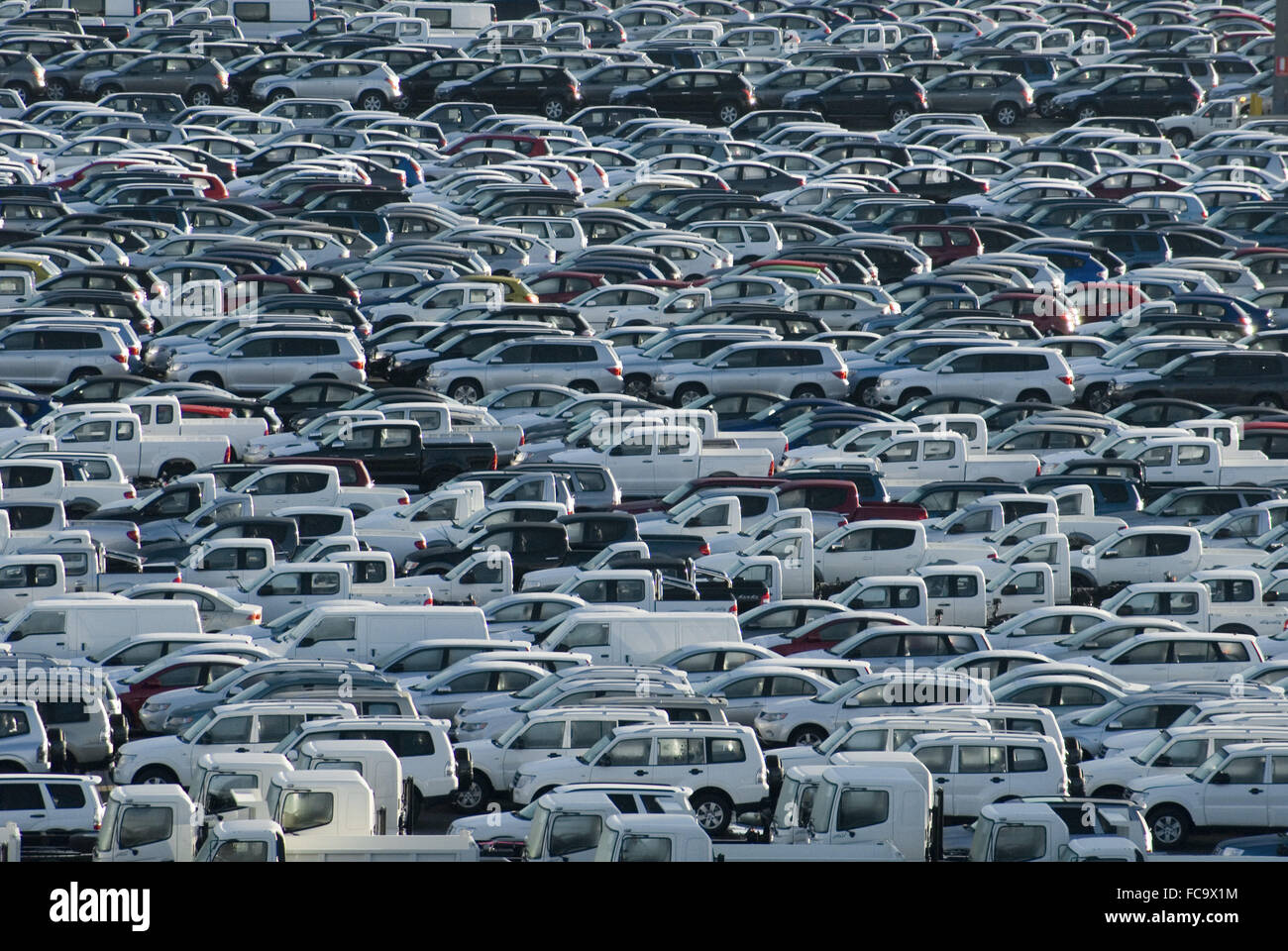 Carpark Stock Photo