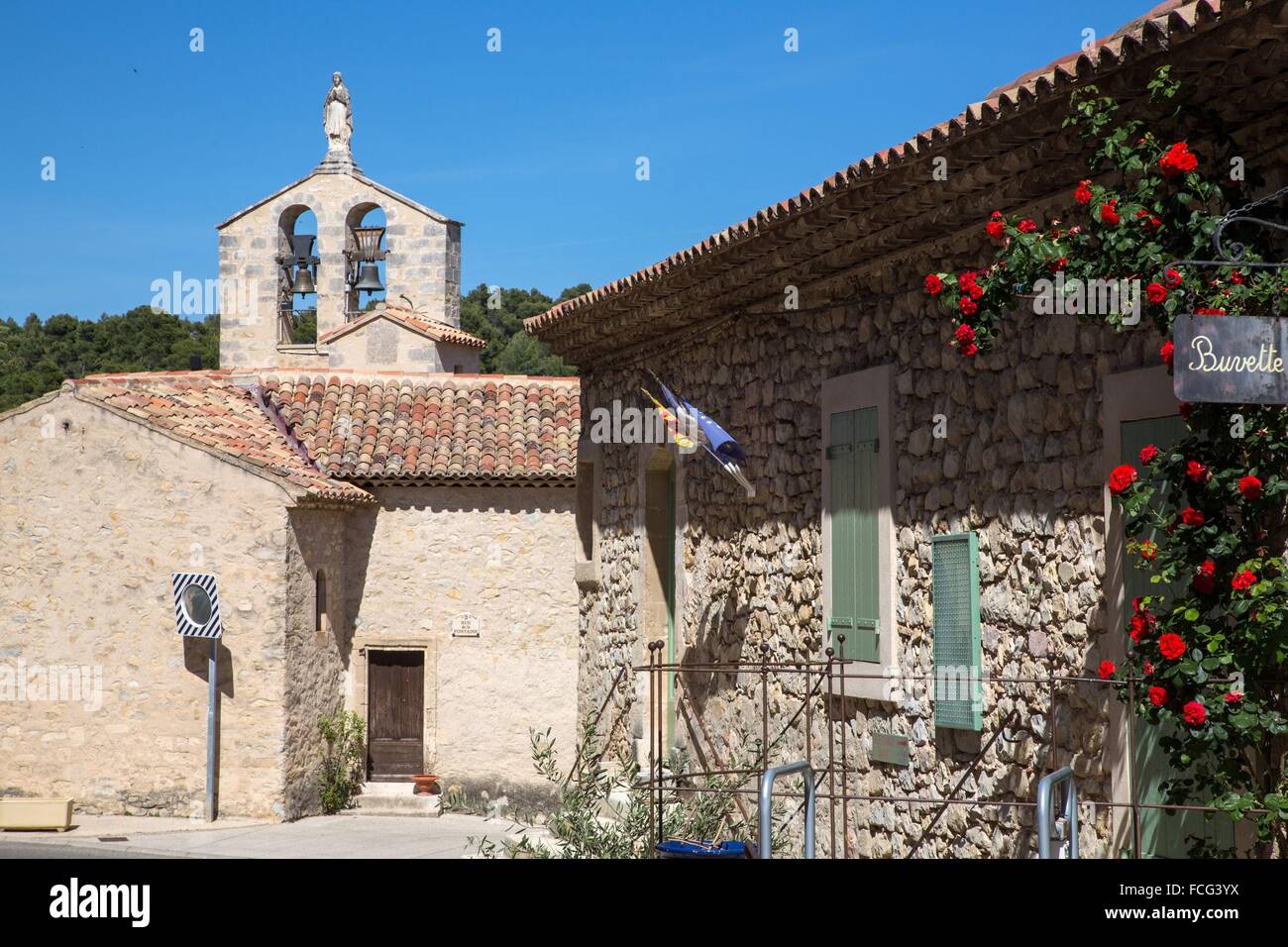 REGIONAL NATURE PARK OF THE LUBERON, FRANCE Stock Photo