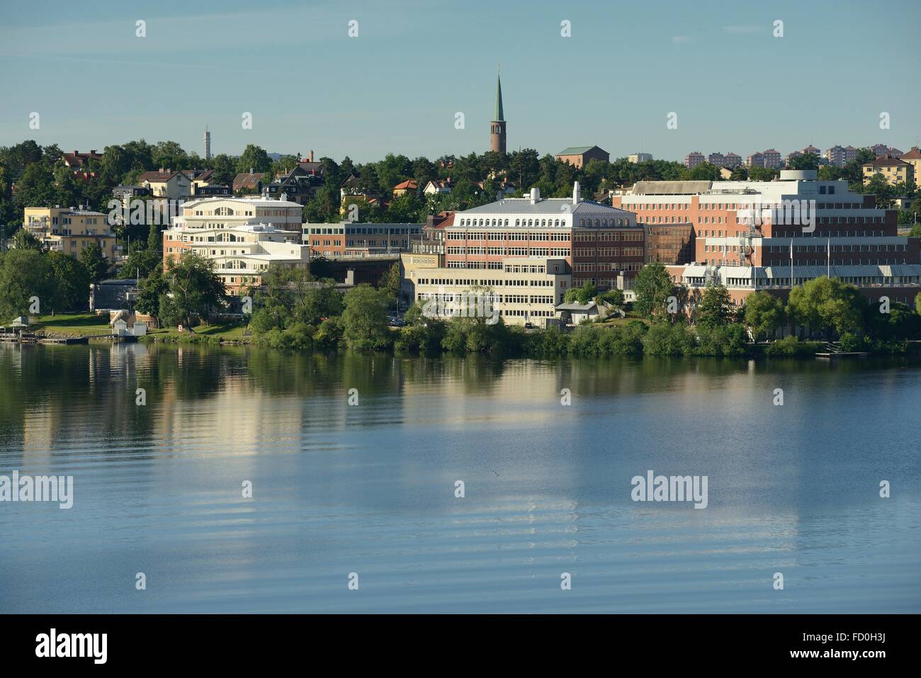 Stockholm embankment Stock Photo