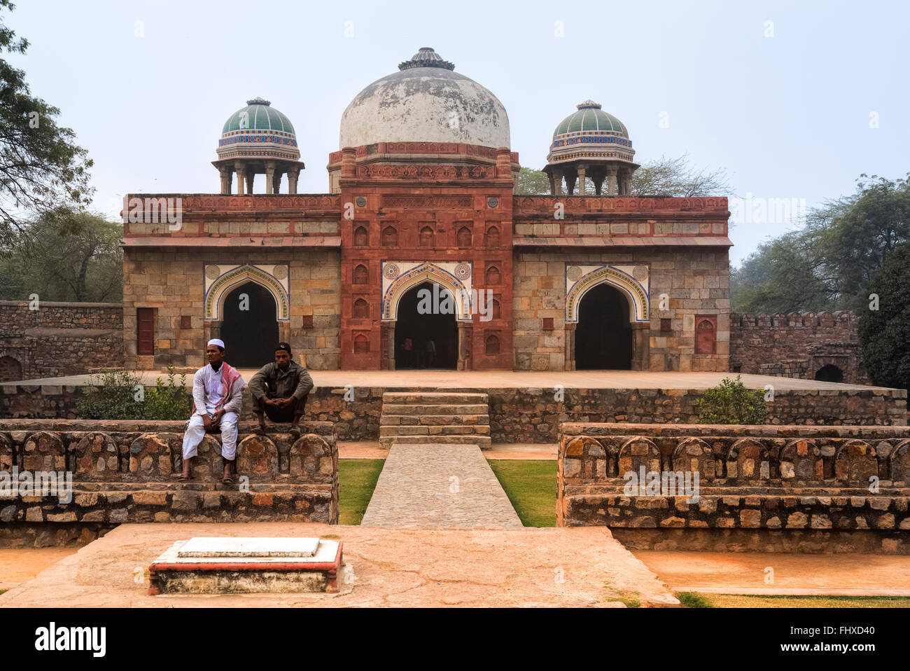 Isa Khan's mosque, Delhi, India, Asia Stock Photo