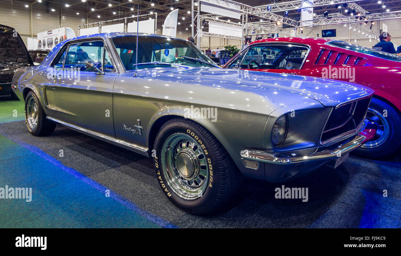 Pony car Ford Mustang (first generation), 1967. Stock Photo