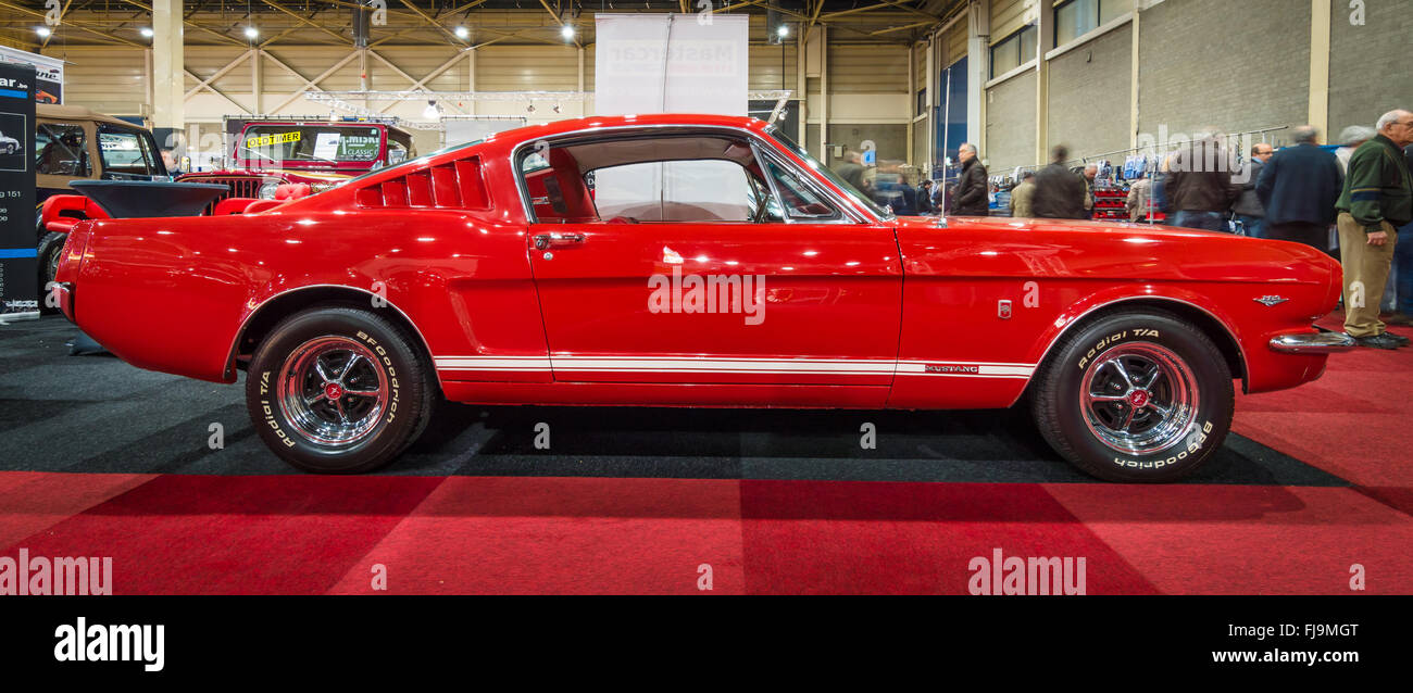 Pony car Ford Mustang GT (first generation), 1965. Stock Photo