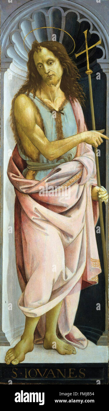 Bartolomeo di Giovanni - Saint John the Baptist Stock Photo