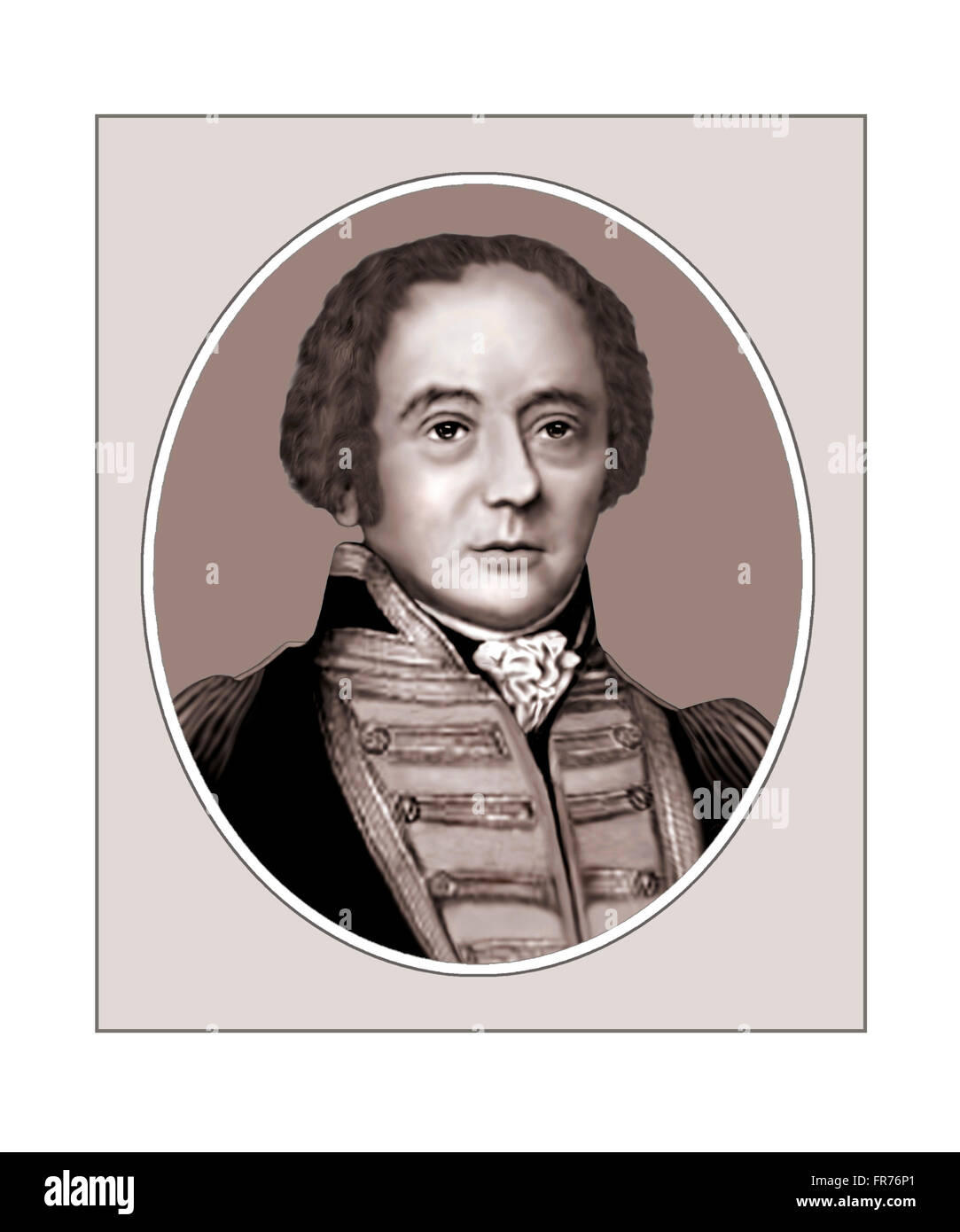 William Bligh, 1754-1817, Naval Officer, Portrait Stock Photo