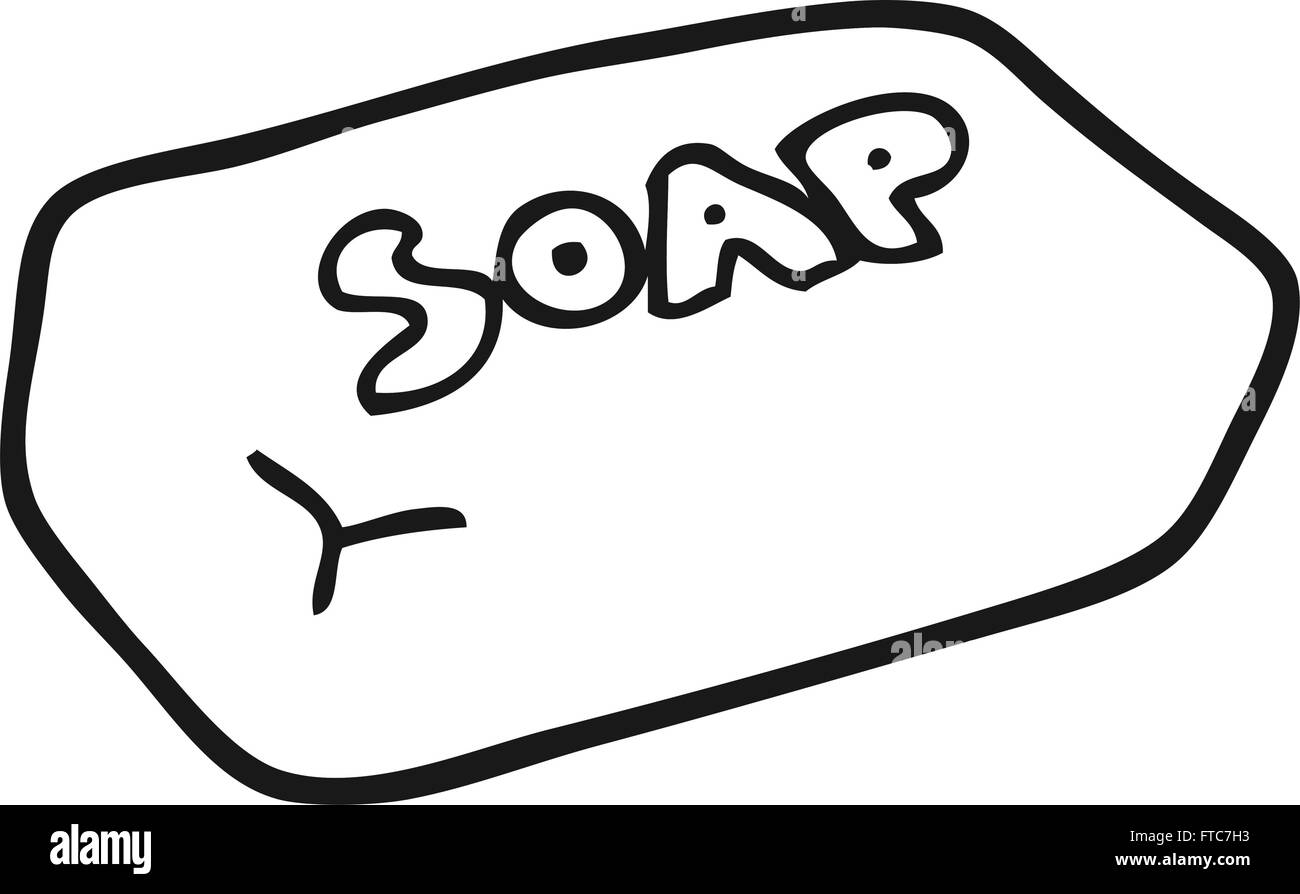 Bar Of Soap Clipart Black And White