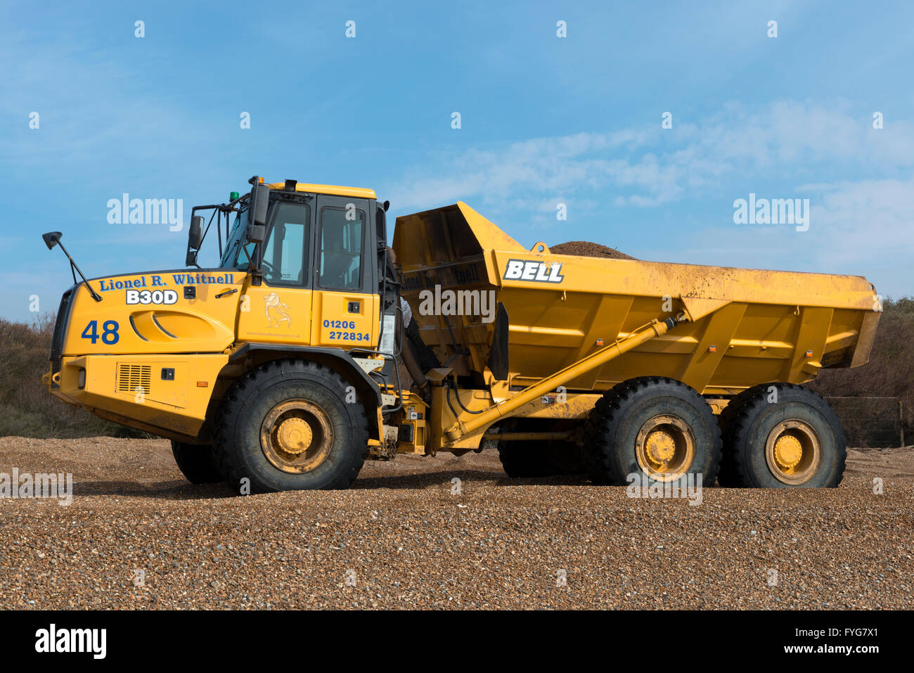 Bell B30D dumper truck Stock Photo