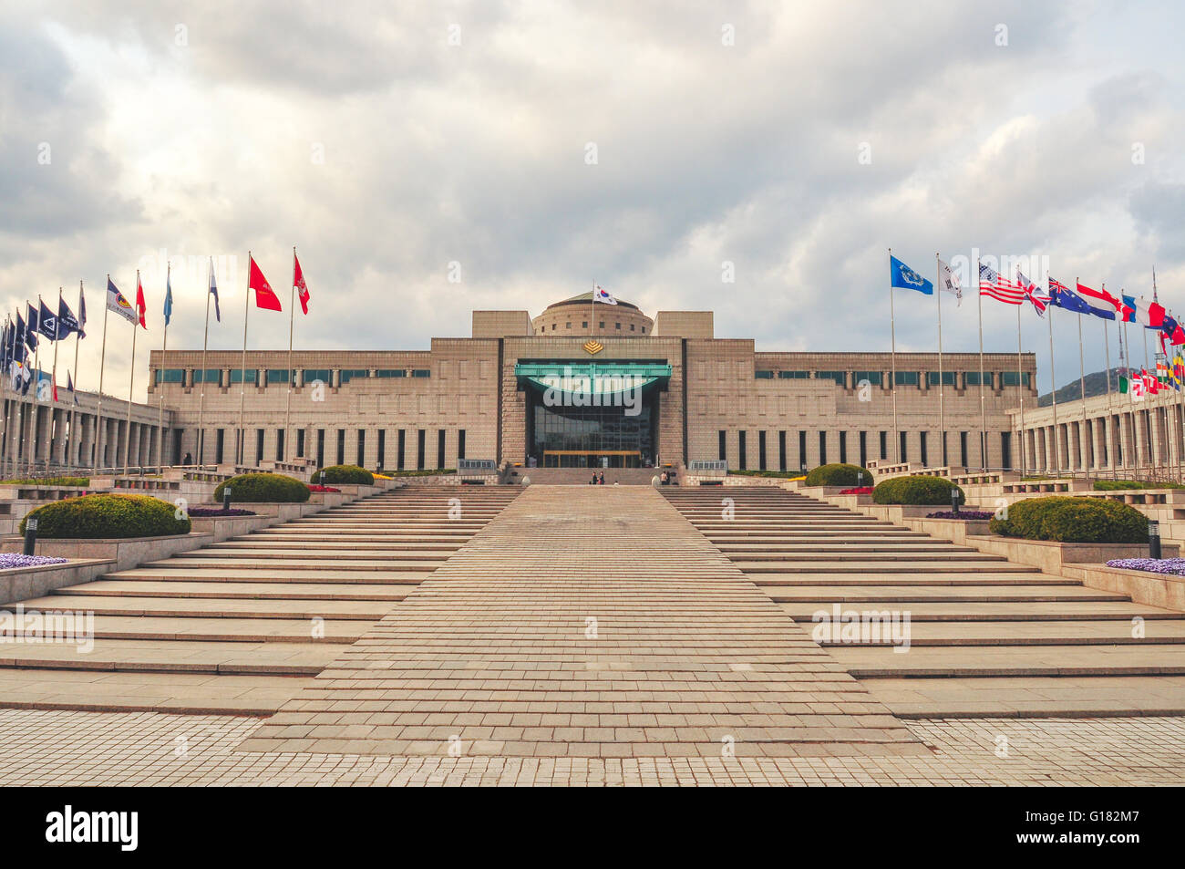 The War memorial of Korea in Seoul, South Korea Stock Photo