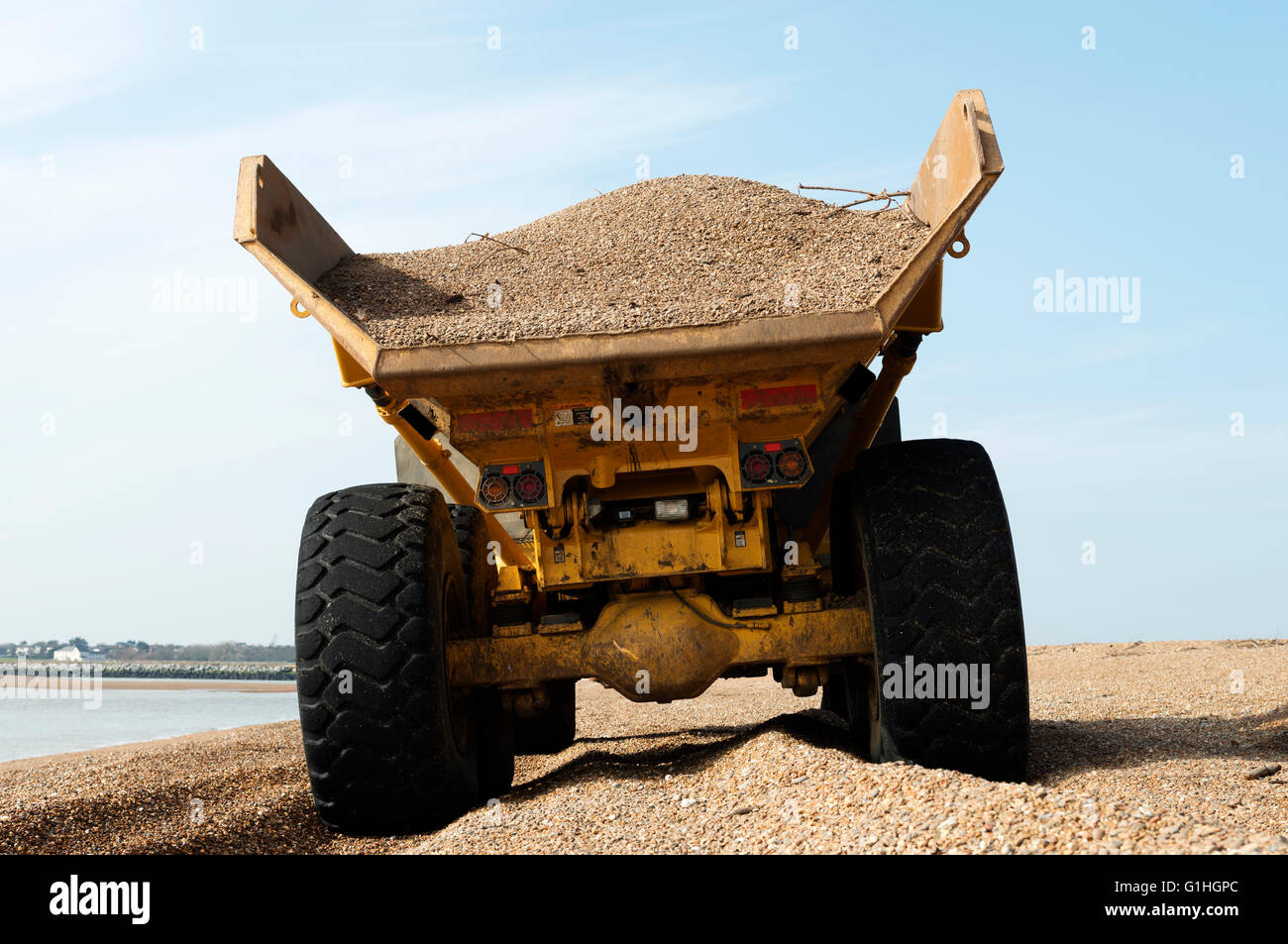 Bell B30D tipper truck Stock Photo