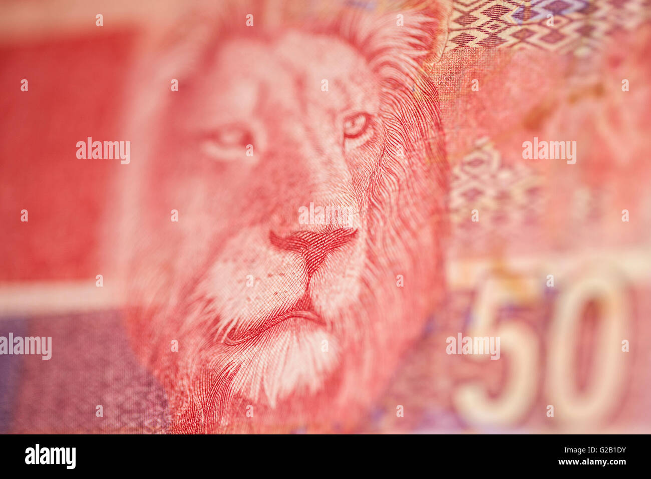 South African Rand Stock Photo