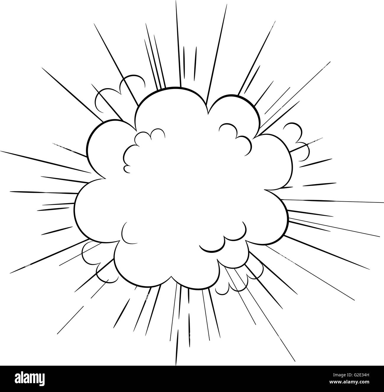 Cartoon explosion Cut Out Stock Images & Pictures - Alamy