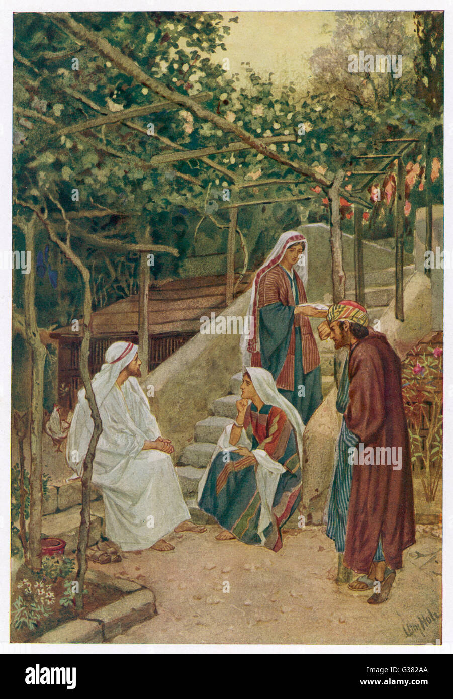 Mary And Martha And Lazarus