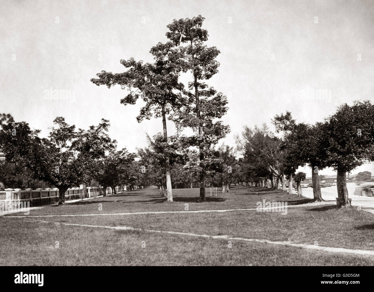 Shameen, Canton, China circa 1880s Stock Photo - Alamy