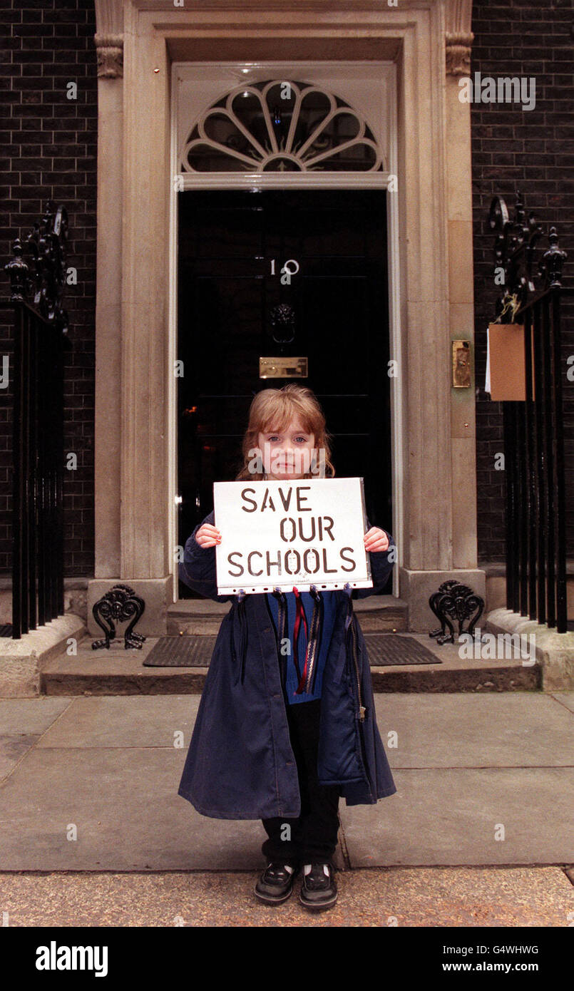 Petition Milfield school Stock Photo