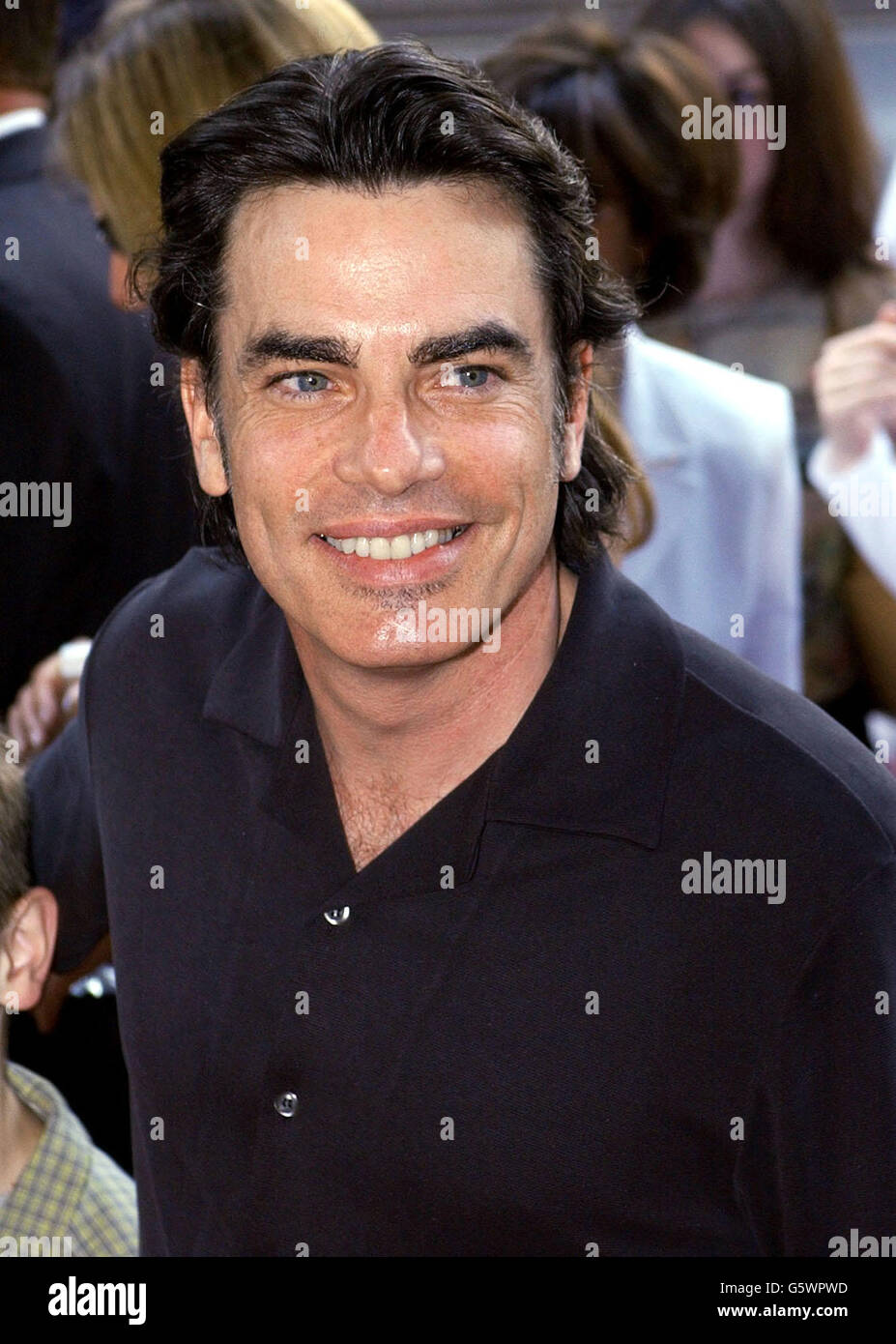 Mr Deeds Peter Gallagher. Actor Peter Gallagher arrives at the world premiere of 'Mr. Deeds' in New York. Stock Photo