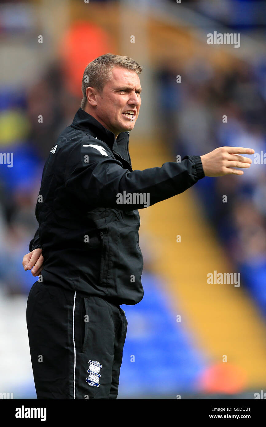 Soccer - Sky Bet Football League Championship - Birmingham City v Ipswich Town - St Andrew's. Lee Clark, Birmingham City first team manager Stock Photo