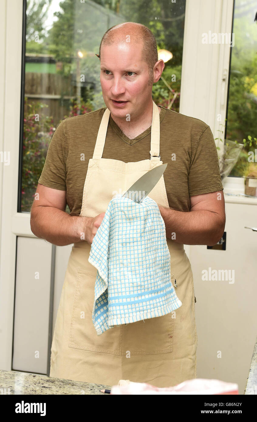 Richard Burr Bake Off - London Stock Photo