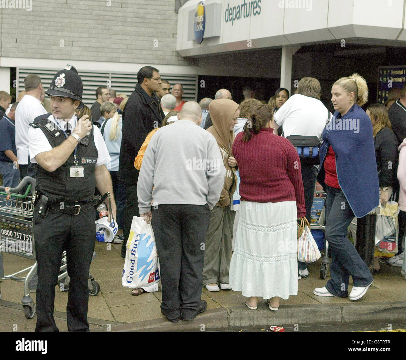 POLICE Airport Stock Photo