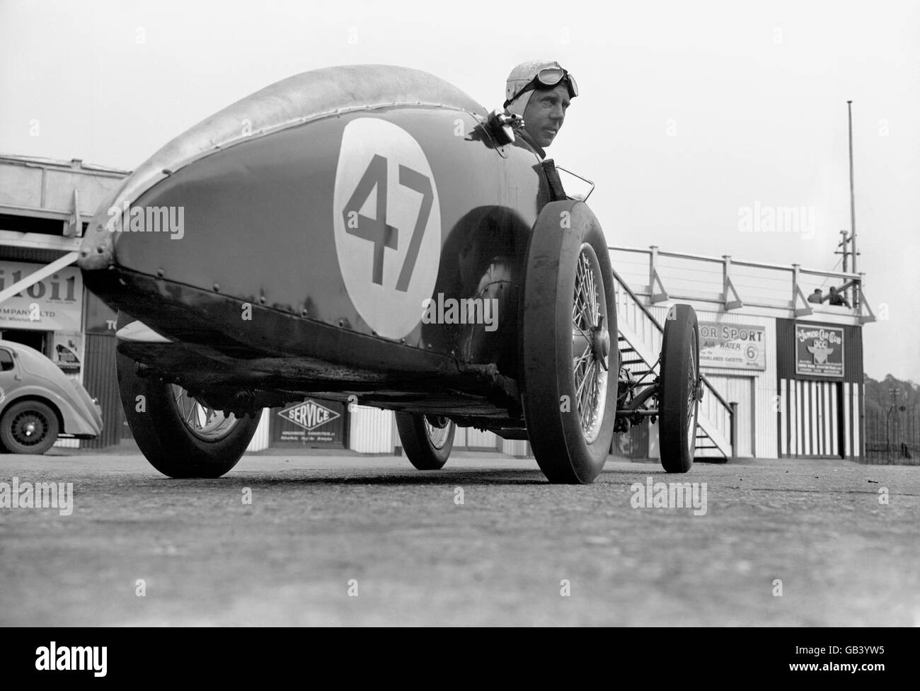 Motor Racing - RC Fleming - Brooklands Stock Photo